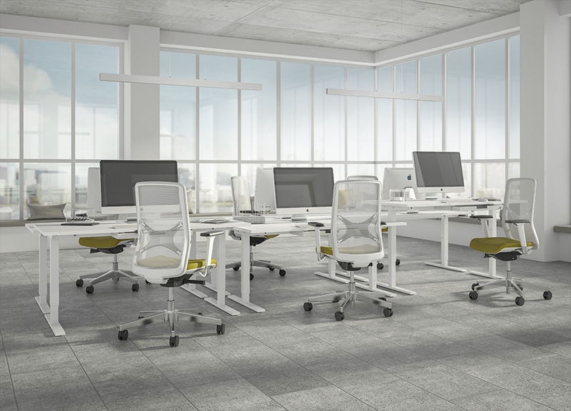 task chairs WIND interiors sit-stand desks ONE H