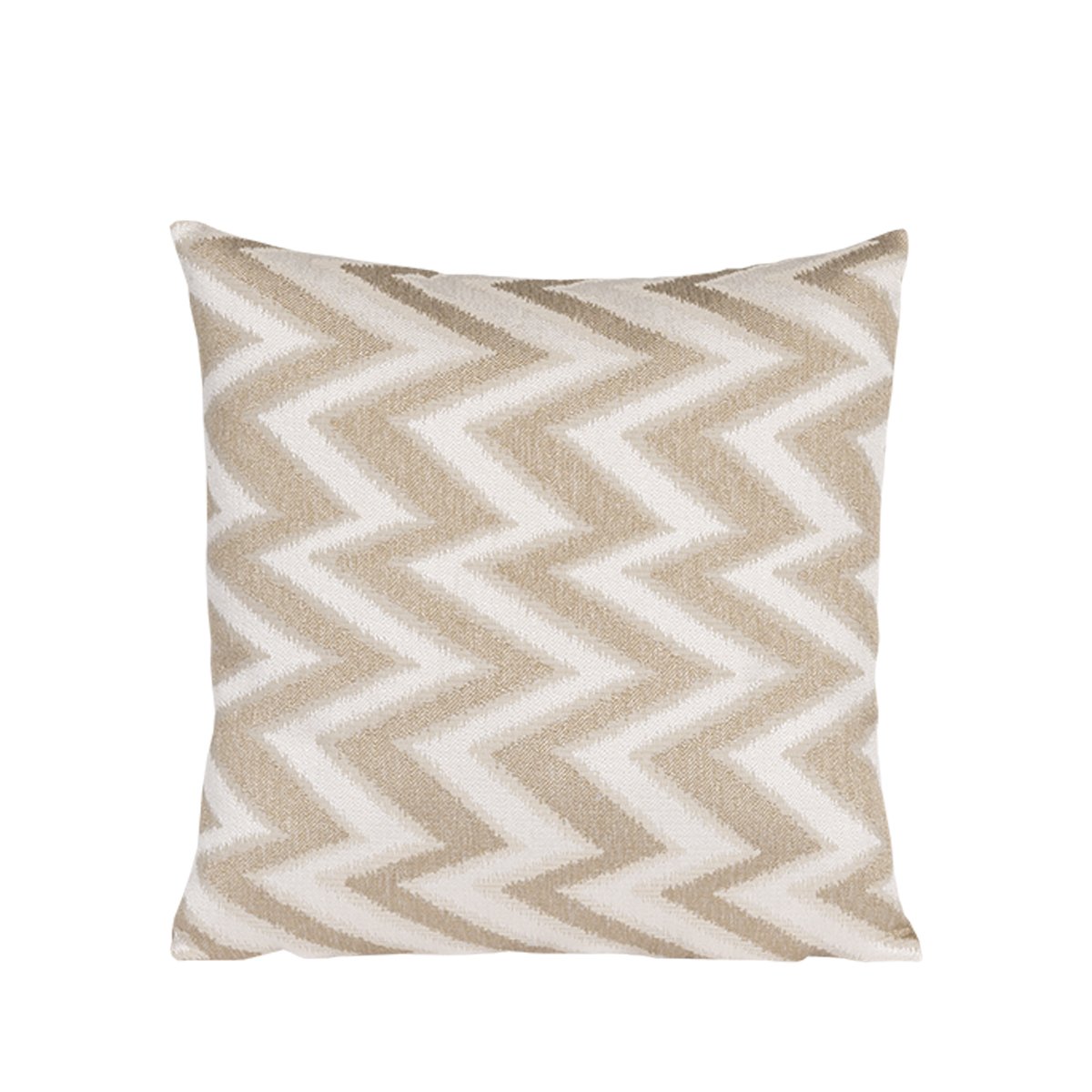 Pillow Concealed Stitched 45x45 Beige Patterned