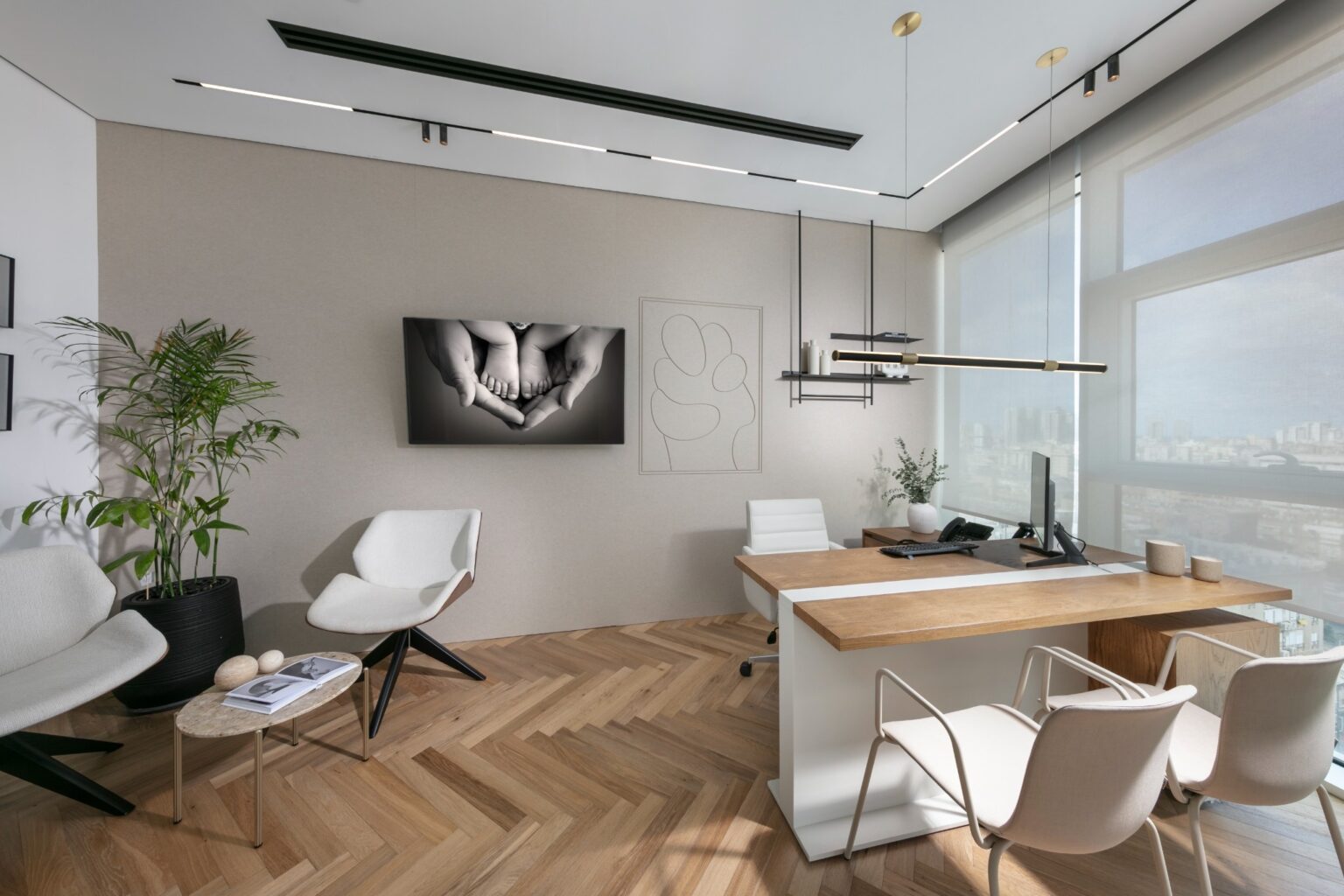 חלל טיפולי באווירה אישית ומזמינה