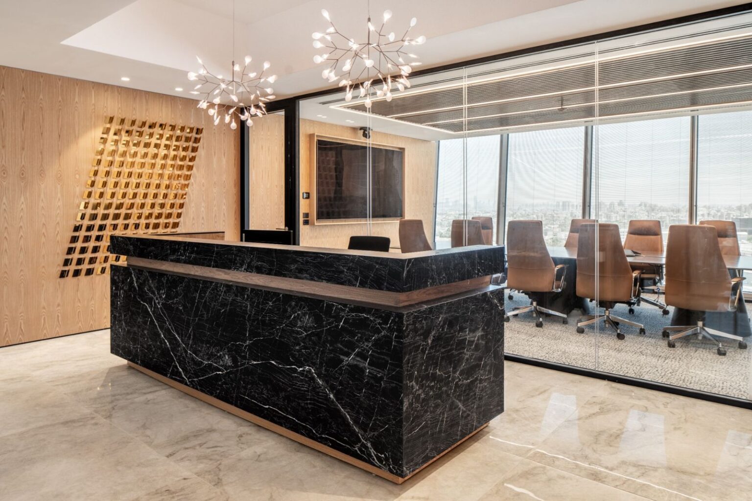 פרויקט ריהוט משרדי בעיצוב נקי