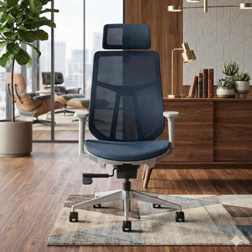 כסא משרדי כחול דגם Z-2330AQ