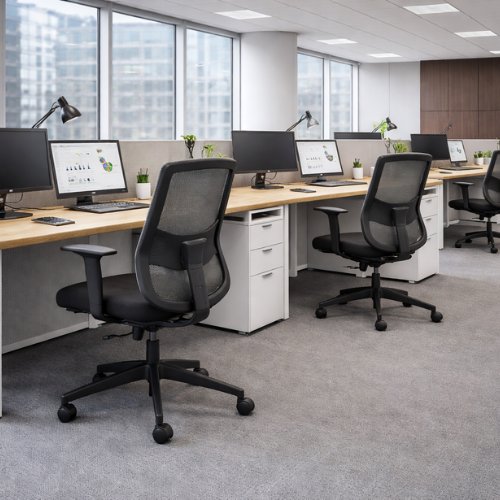 כסא לשולחן עבודה Black Bold