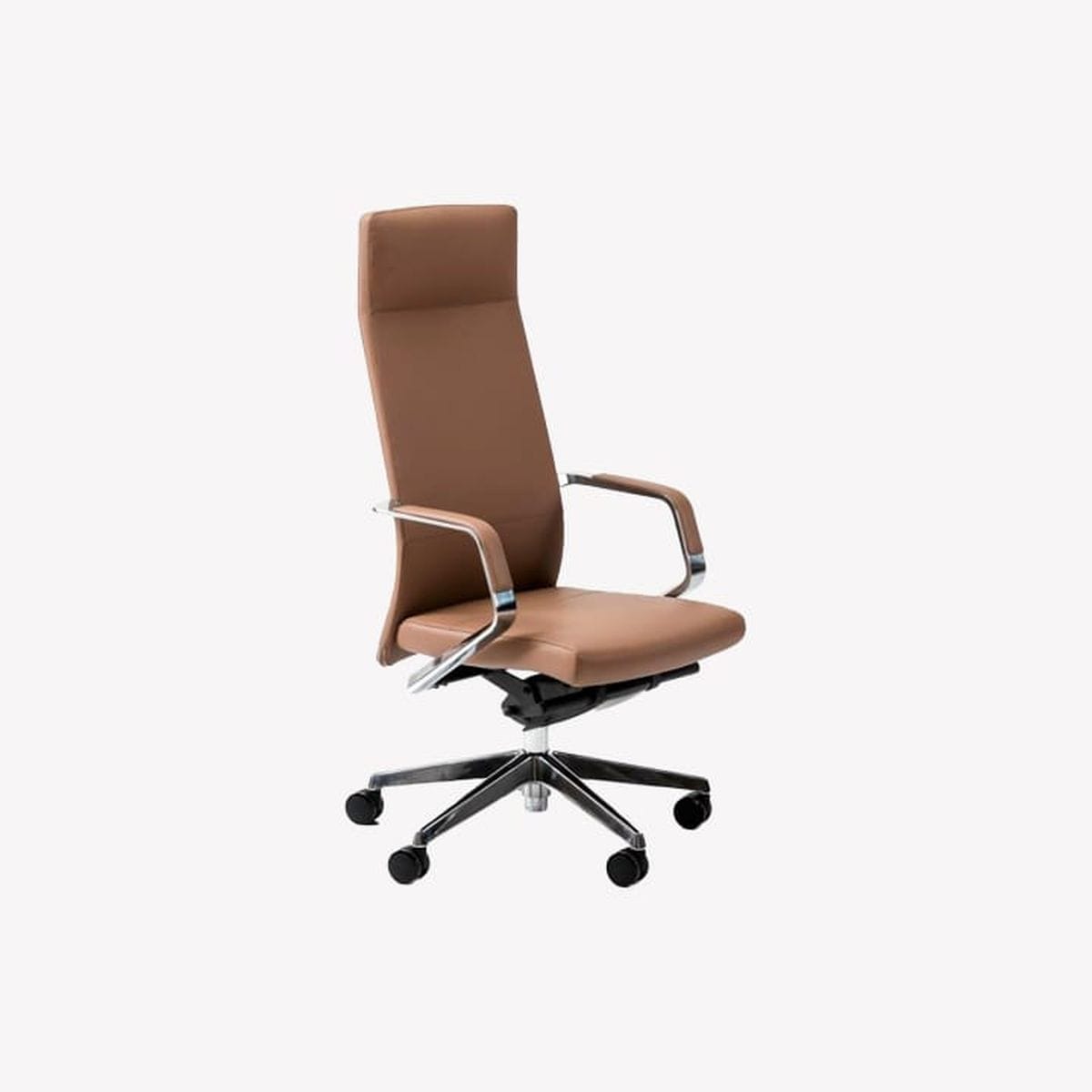 כסא מנהלים חום אלגנטי A1811