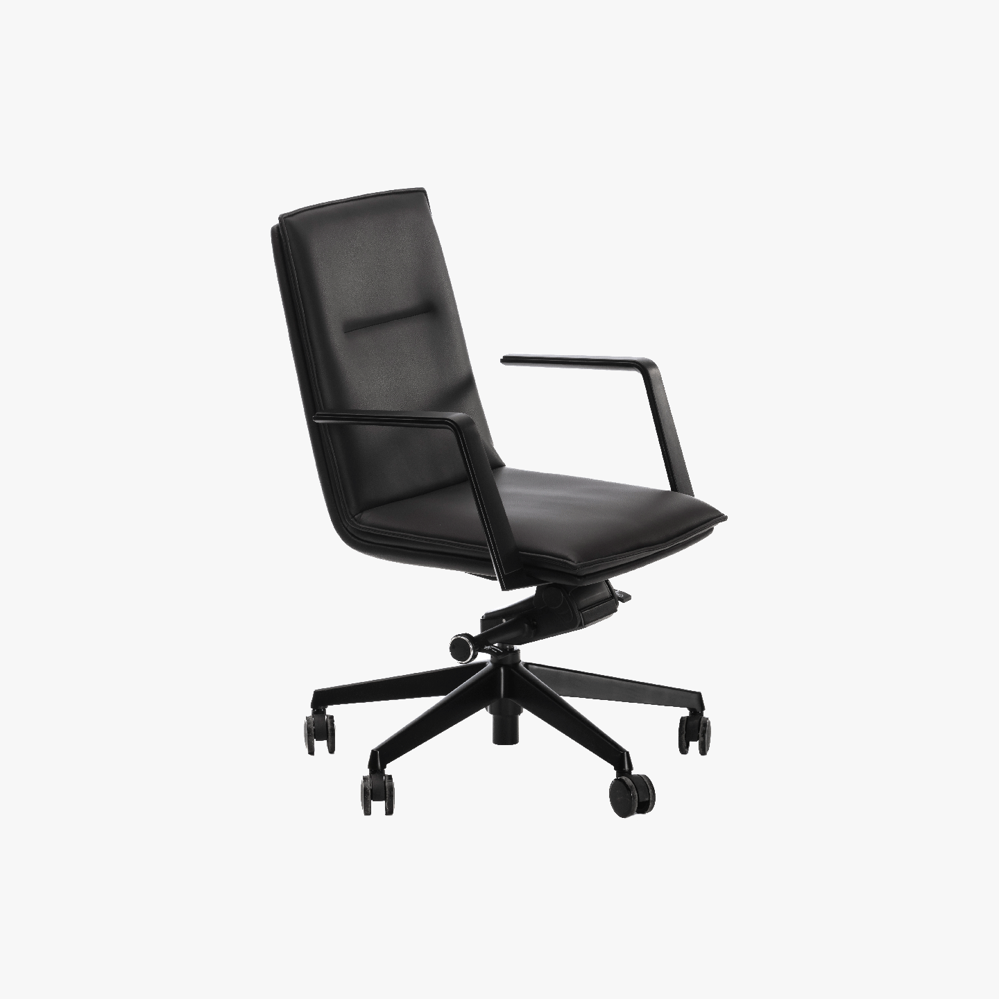 כסא משרדי אלגנטי שחור - B1819