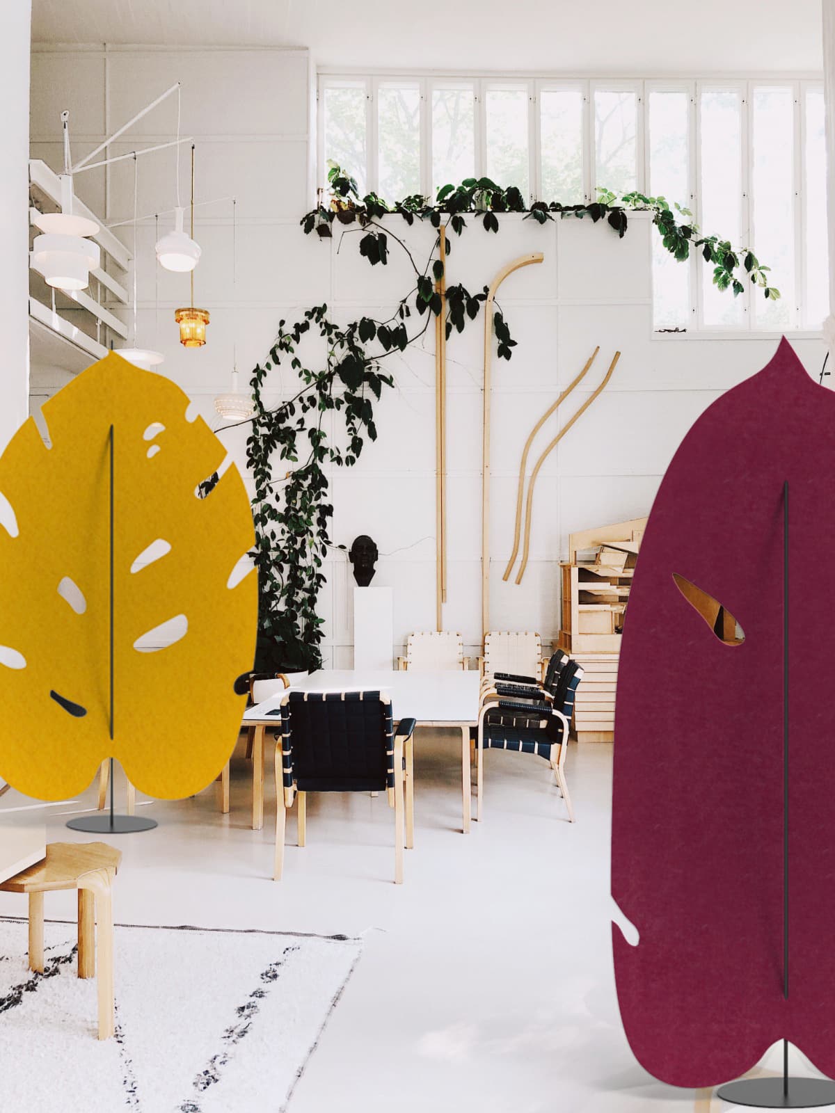 מחיצה אקוסטית למשרדים Daphne