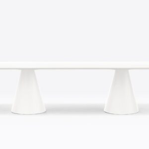 שולחן לחדר ישיבות אלגנטי לבן  Ikon Table IKT