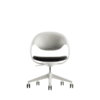 כסא משרדי אורטופדי לבן LOOP