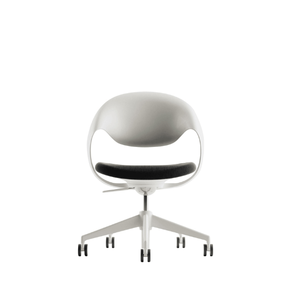 כסא משרדי אורטופדי לבן LOOP