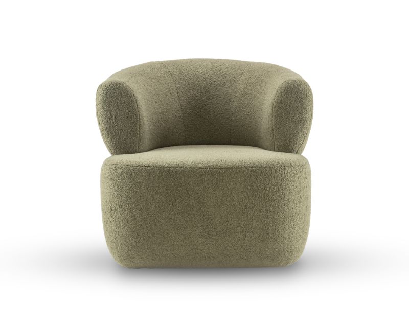 כורסא ירוקה אלגנטית למשרד -פקורה