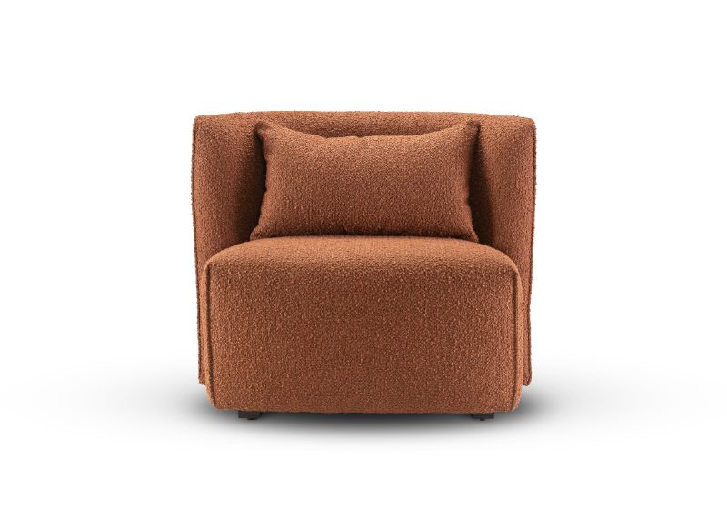 כורסא כתומה אלגנטית למשרד -רוז