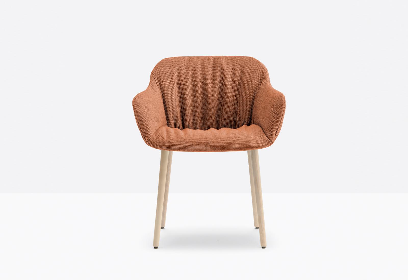 כסא אורח רגלי עץ babila xl 2753R