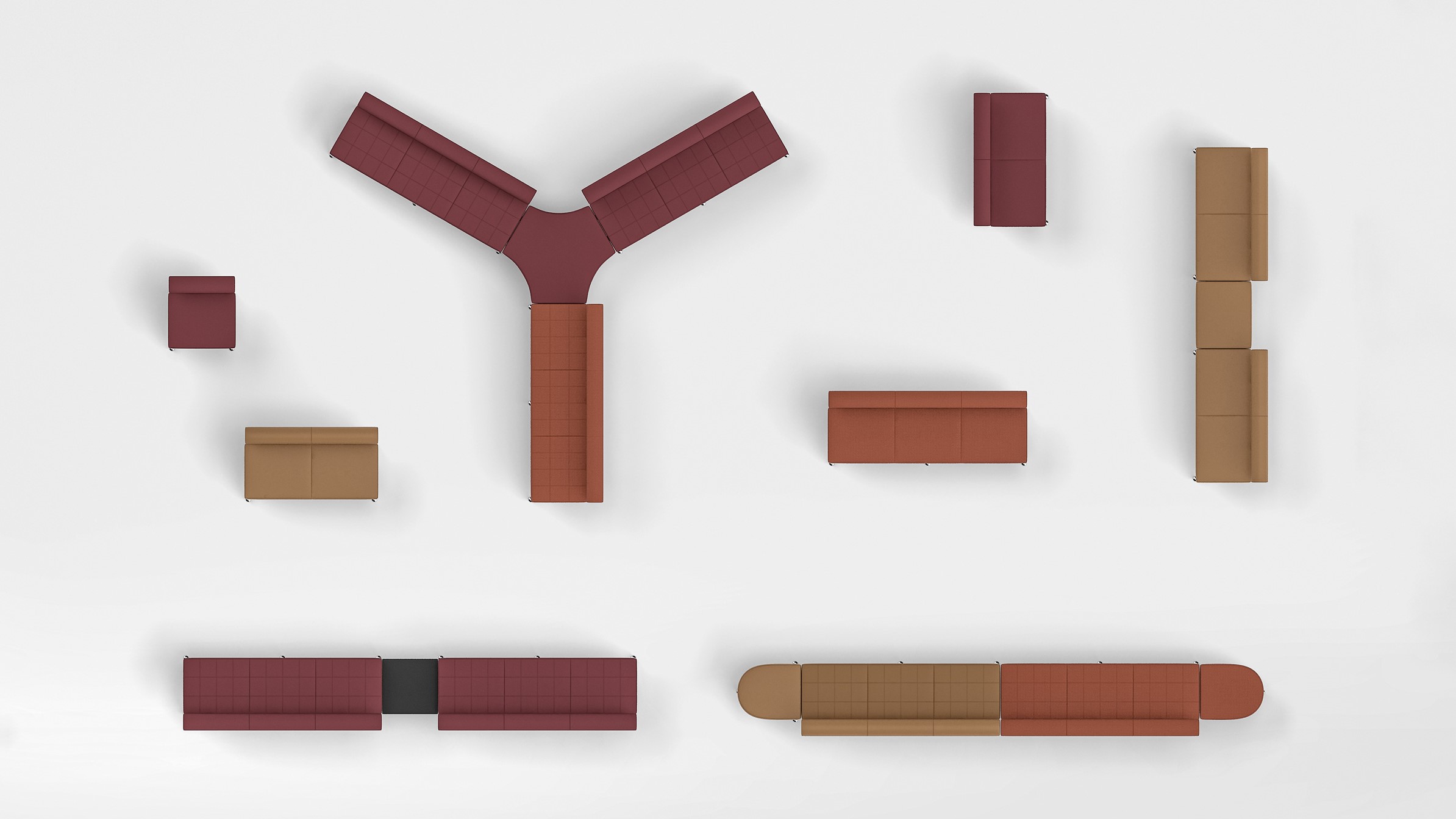 ספה/ ספסל יוקרתי למשרד-Kuros 90