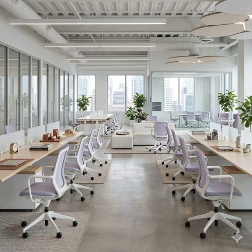 כסא משרדי לבן Dynamic