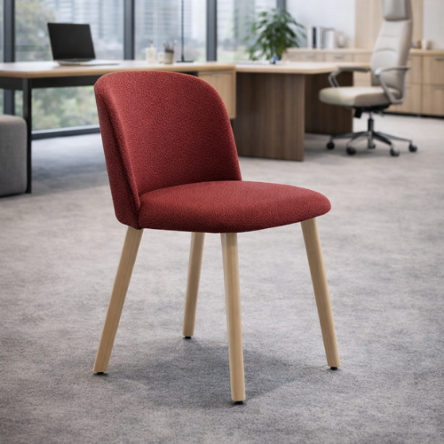 כסא אורח מפואר אדום Nym 2832