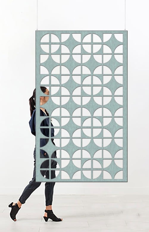 מחיצה אקוסטית למשרדים Baffle Xl